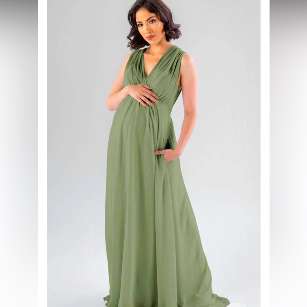 Kennedy Blue Misty Maternity Dress in Moss. NWT!